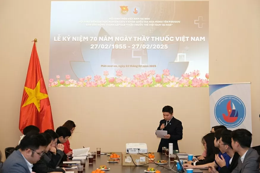 Vận động thành lập Câu lạc bộ Thầy thuốc trẻ Việt Nam tại Nga